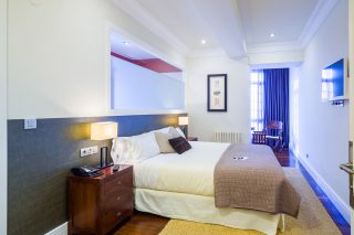 Hoteles rurales de Casonas Asturianas: perspectiva de una habitación del hotel Casa de Castro